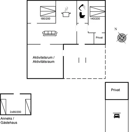 Solvejg - 280m From The Sea By Interhome Casa de Férias Otterup